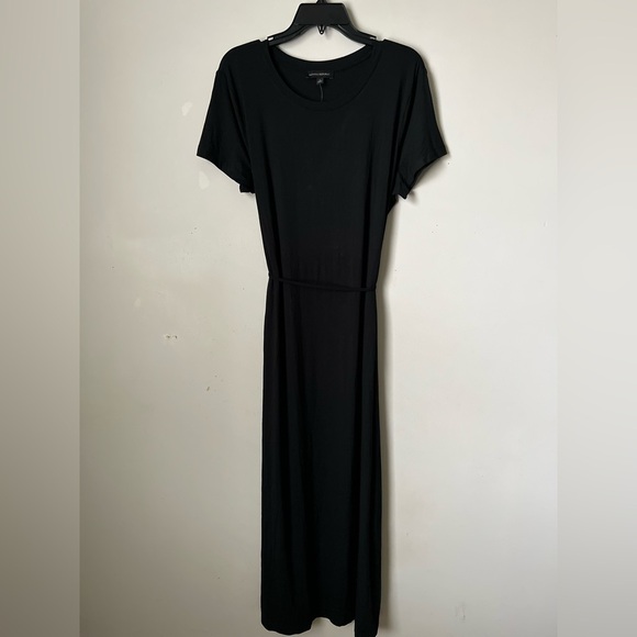 Banana Republic Brand New Threadsoft Black Maxi T-shirt Dress - Picture 1 of 10